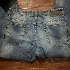 Calvin Klein Men's Slim Straight Fit Jeans - 38 X 32 - Blue